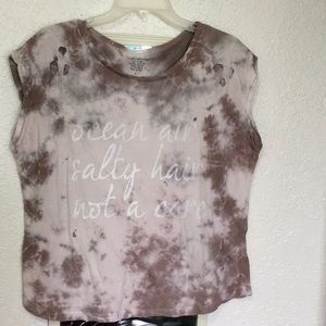 Tie dye, wholly, crop top